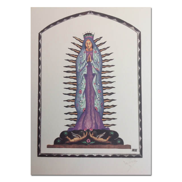 OUR LADY OF GUADALUPE CARD